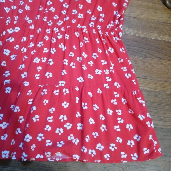 SERAPHINE leora nursing top in red floral (sz12) - Picture 10 of 12